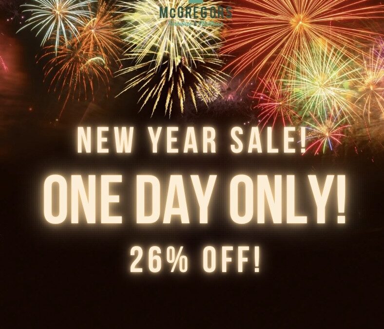 26% Off for 2026! Happy New Year!
