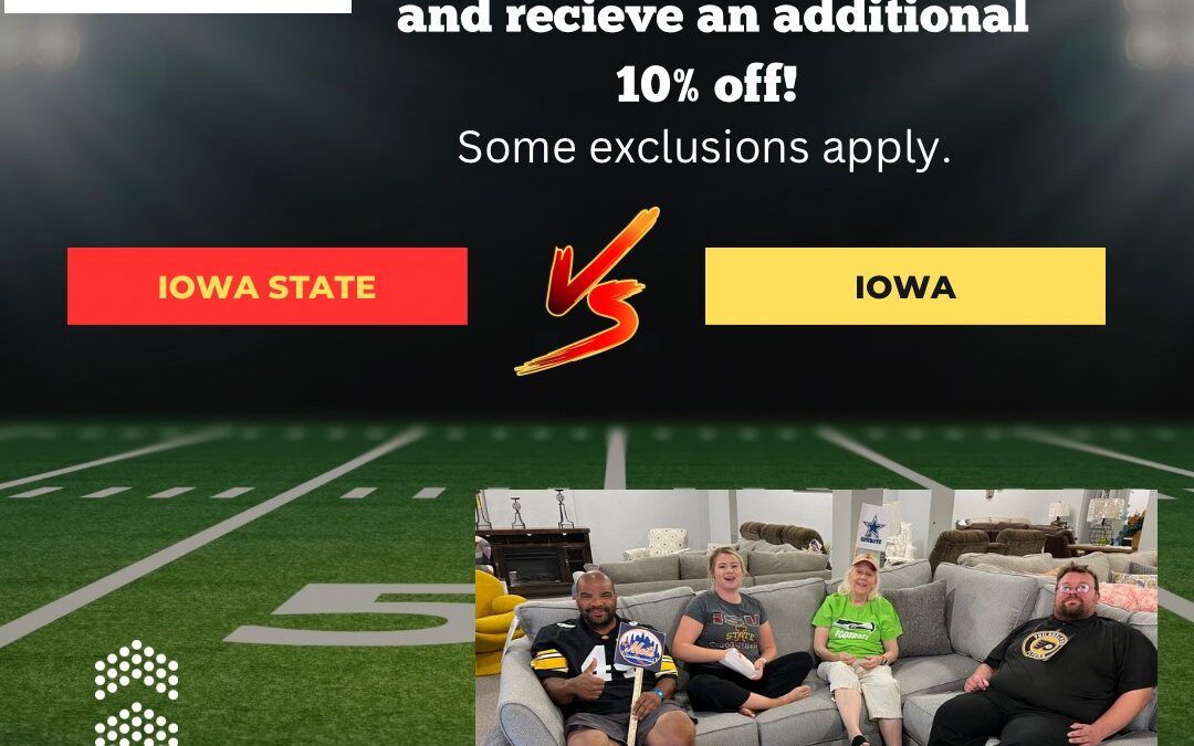 It’s Time For Savings During The Big Iowa/Iowa State Game!
