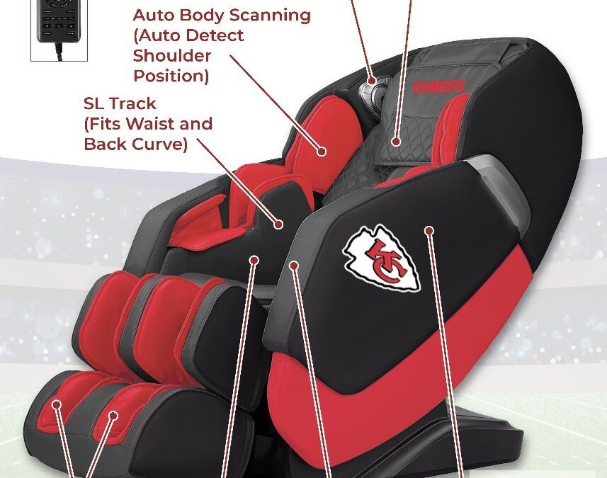 Get your custom NFL massage chair today!