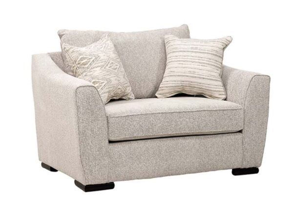 Stationary Chair & 1/2 Vibrant Vision Oatmeal