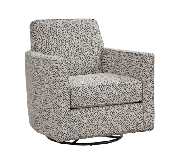Swivel Glider Slate Accent Chair