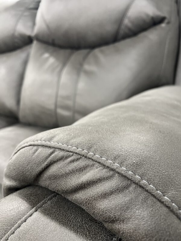 Marvel Power Reclining Sofa W/Power Headrest Gray - Image 2