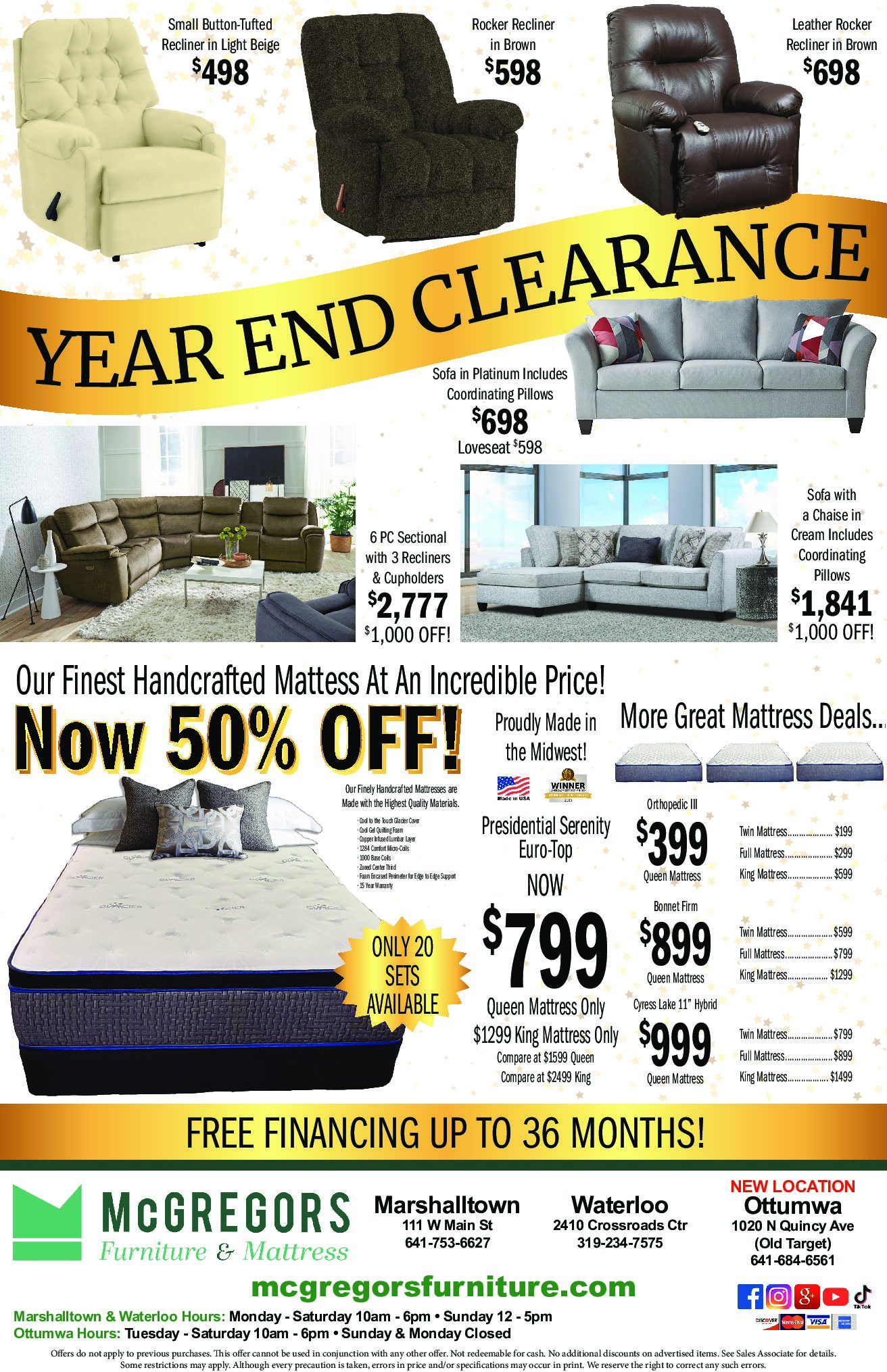 View Our Ad | McGregors Furniture & Mattress